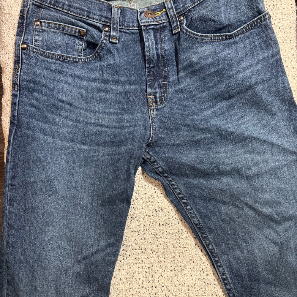 Wrangler Slim Straight Blue Denim Jeans